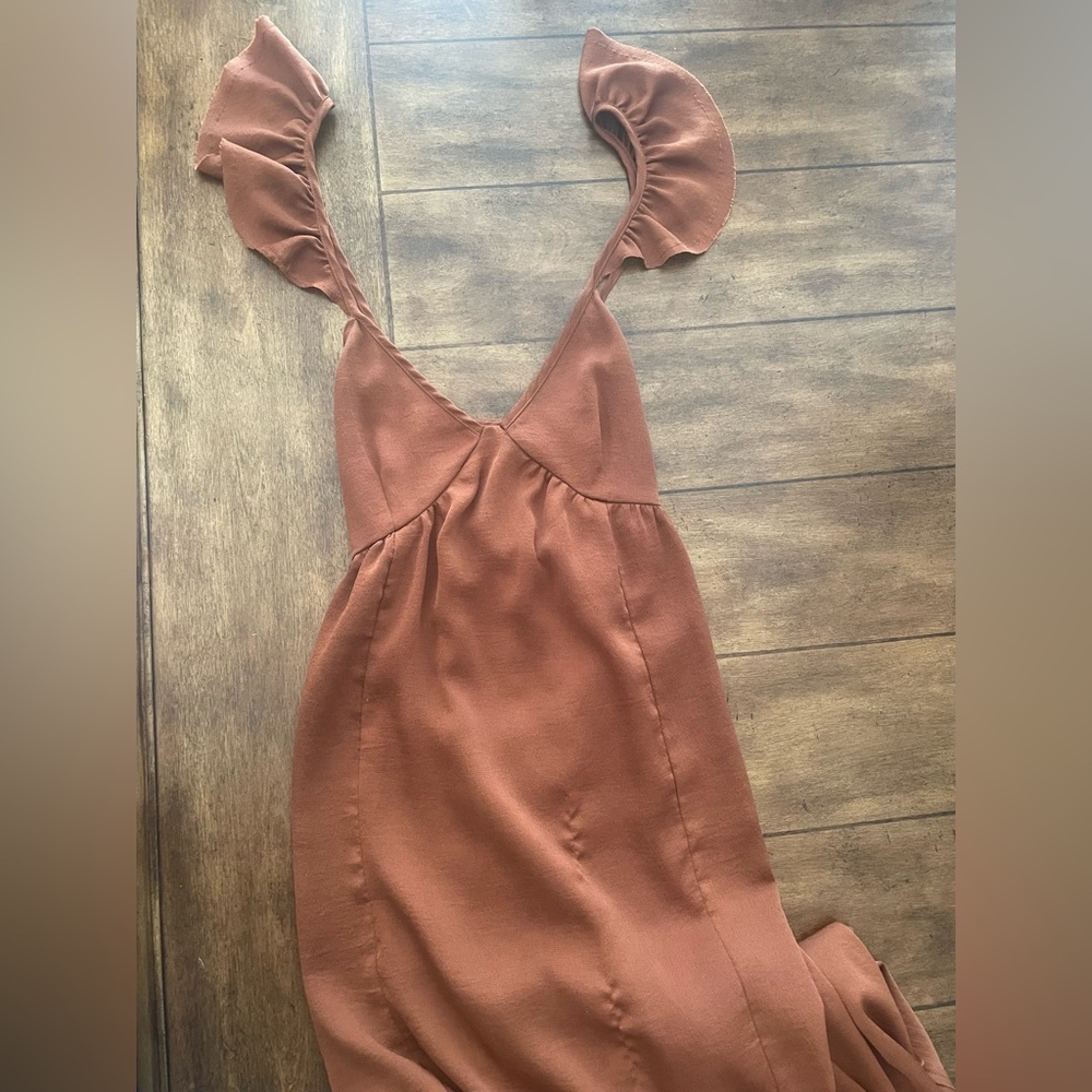 Free People Day or Night Maxi Slip in myrrh